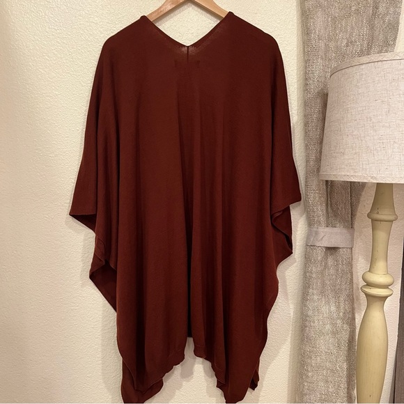 Forever 21 kimono/Cardigan Dark Brick Red OS - Picture 5 of 5